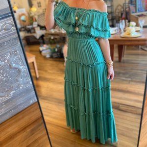 Head Over Heels In Love Maxi Dress-Sage